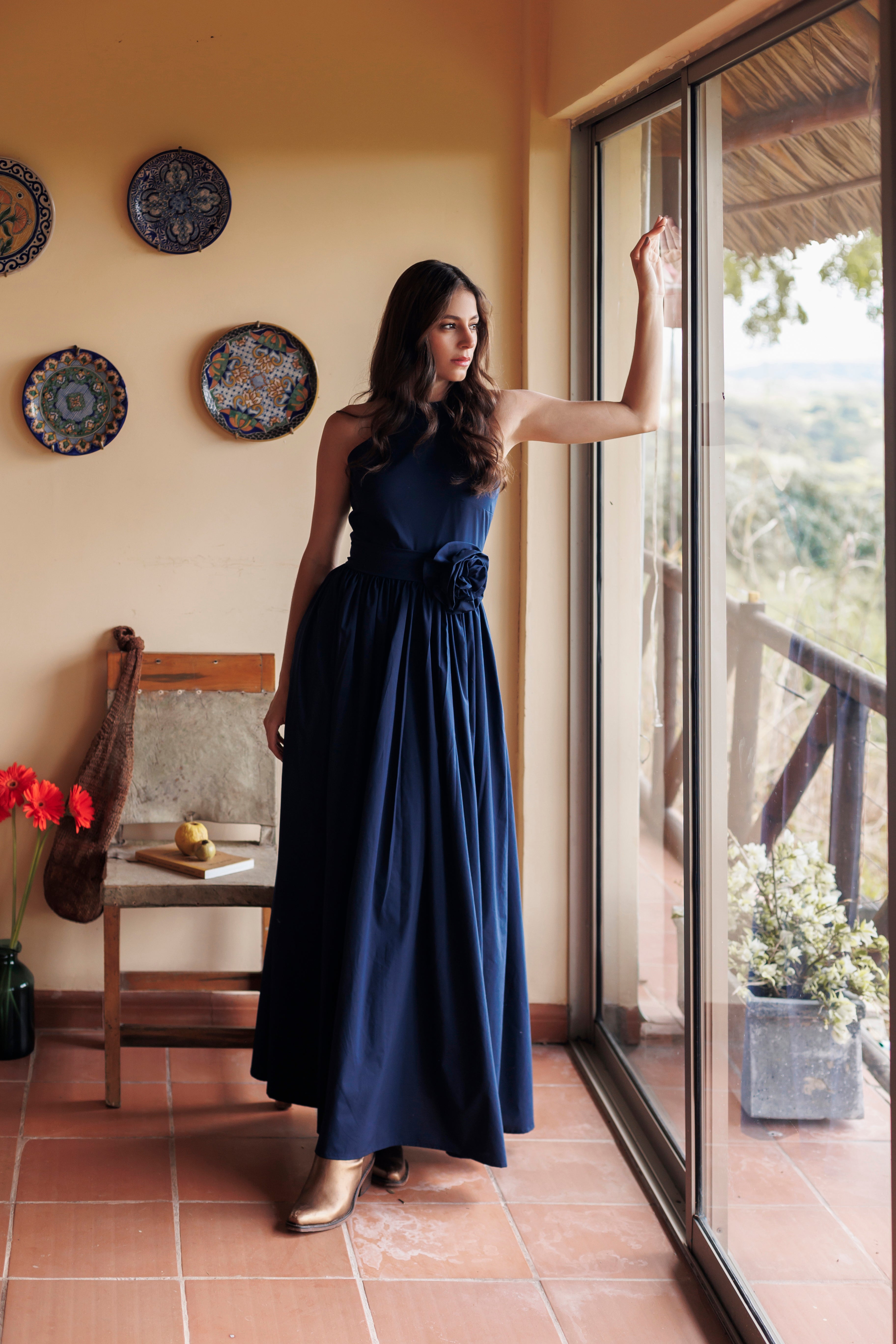 Indigo harvest dress