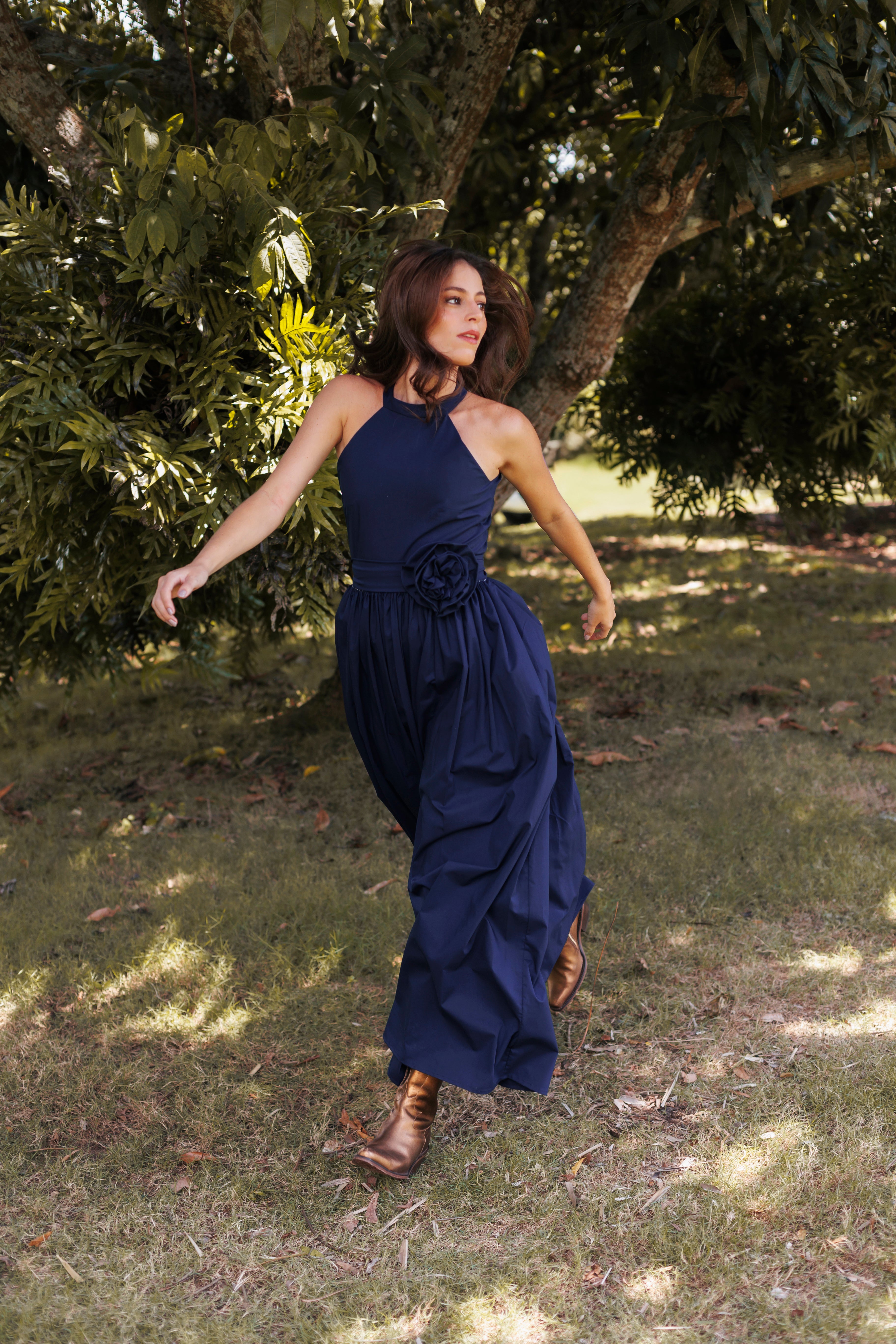 Indigo harvest dress